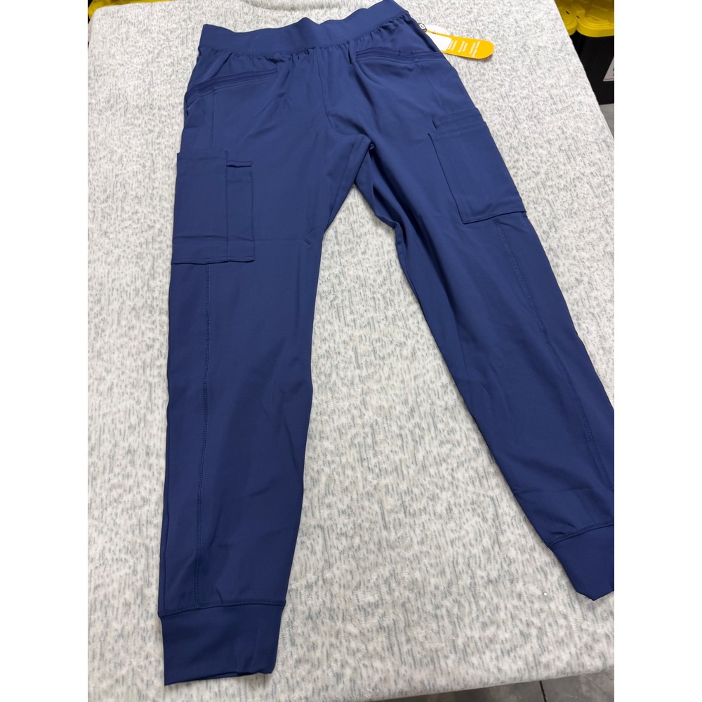 Urbane Men Impulse Cargo‎ Jogger Scrub Pants True Navy Blue 9913LKA Medium NWT
